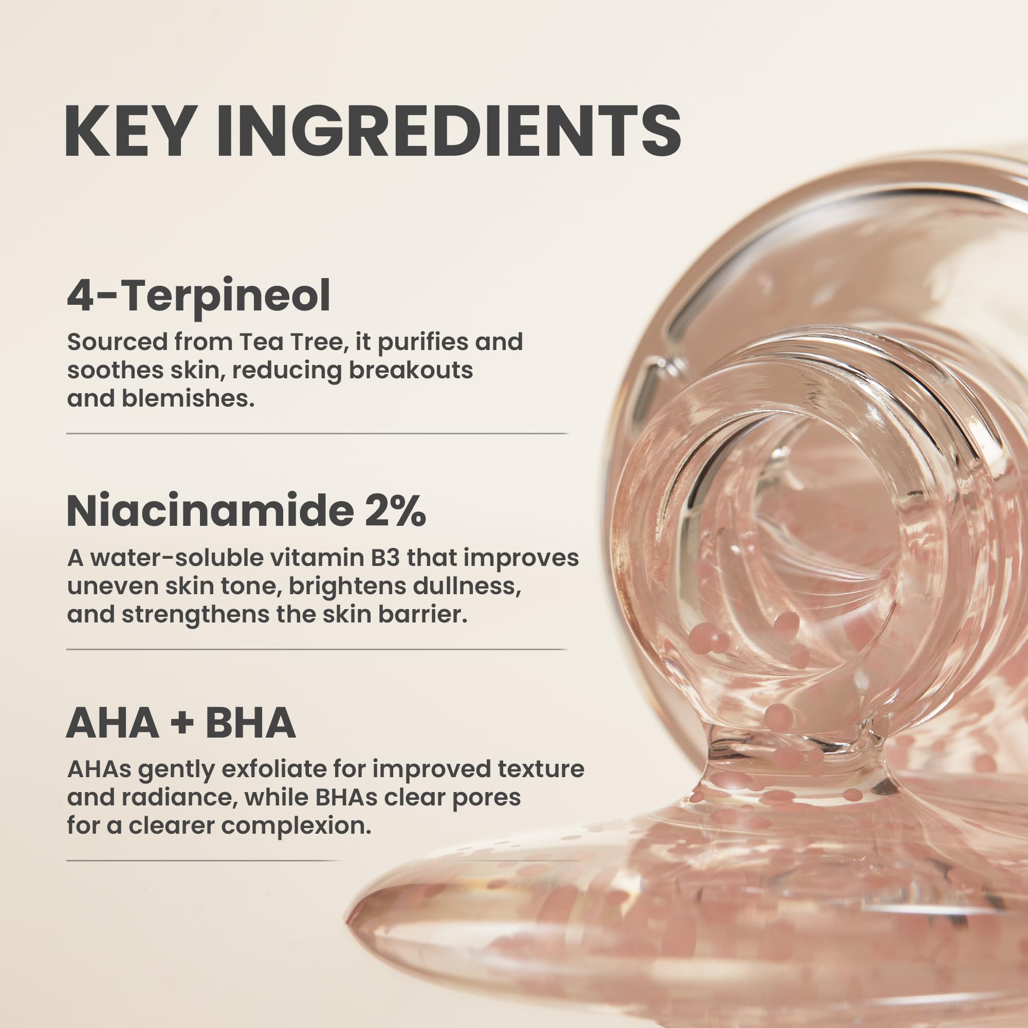AXIS-Y Spot The Difference Blemish Spot Treatment - 4-Terpineol 2% Niacinamide AHA BHA Soothes Breakouts & Skin Barrier Repair - Vegan Korean Skin Care Face Serum - 0.50 fl. oz.